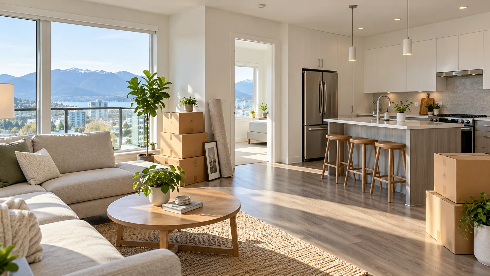scandinavian move in apartment