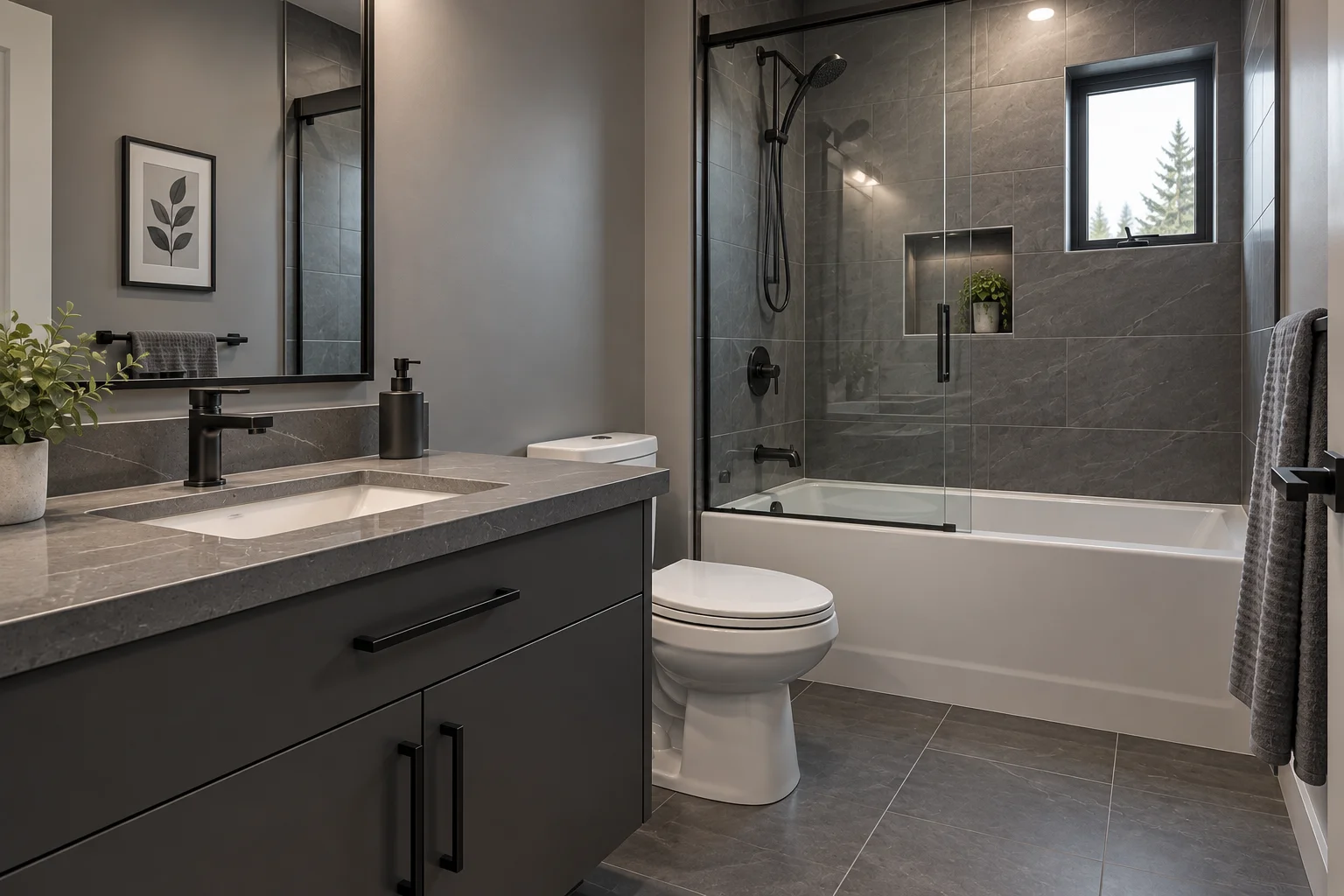 bathroom and wall tiles scrubbed clean during a deep clean